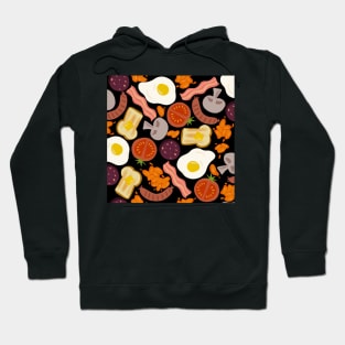 Full English breakfast black Hoodie